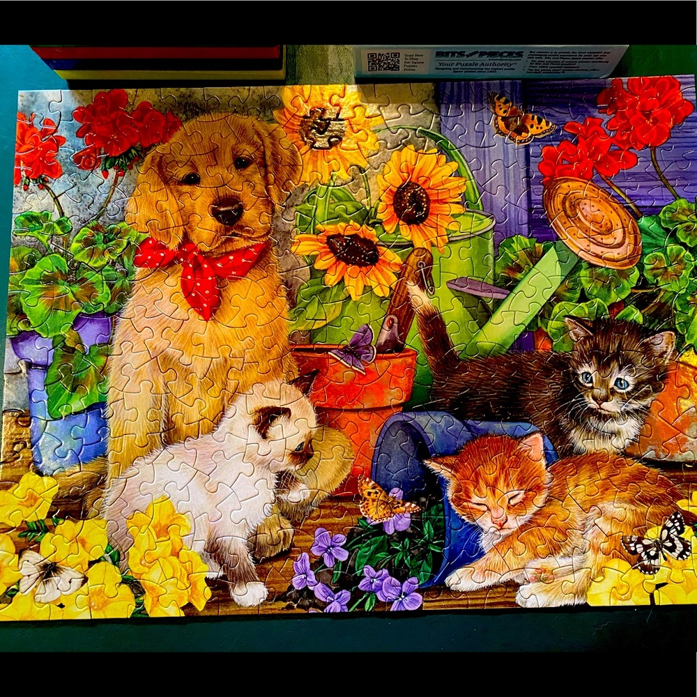 Bits and pieces 300 piece puzzle “Babysitting”
